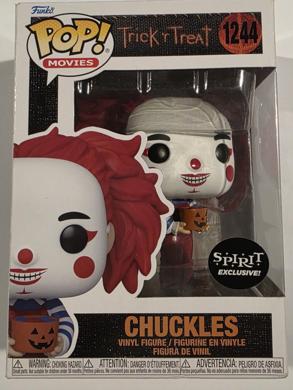 Funko PoP Trick 'r Treat Chuckles Vinyl Figure - Red & White -NEW-